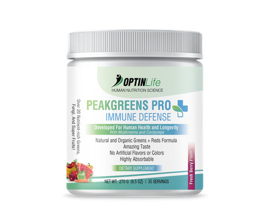 PeakGreens Pro + Immunity SUPER GREENS Formula